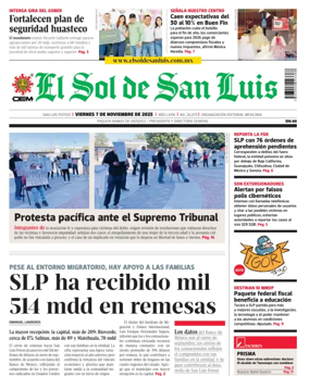 Cover of El Sol de San Luis Potosi