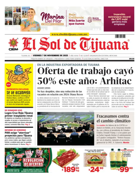 Cover of El Sol de Tijuana