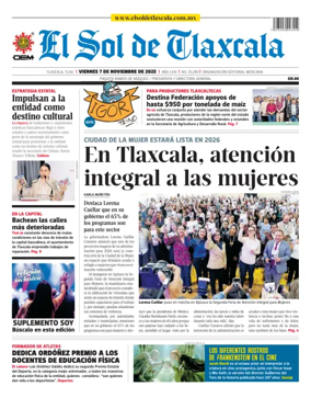 Cover of El Sol de Tlaxcala