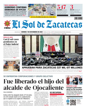 Cover of El Sol de Zacatecas