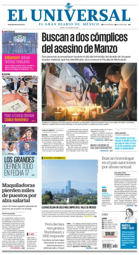 Cover of El Universal