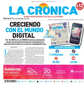 Cover of La Crónica