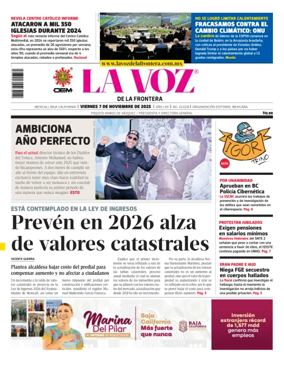 Cover of La Voz de la Frontera