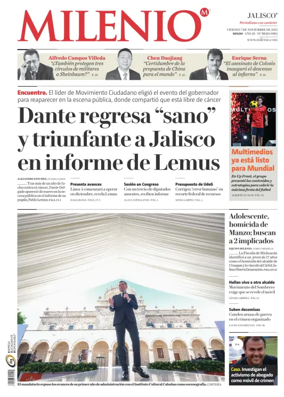 Cover of Milenio Jalisco