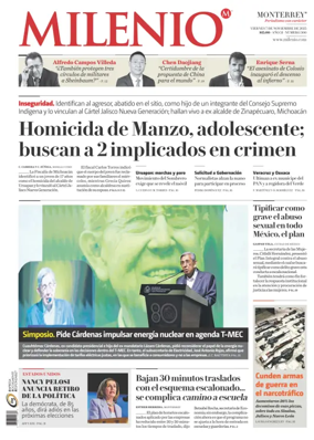 Cover of Milenio Monterrey