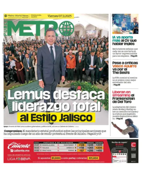 Cover of Publimetro Guadalajara