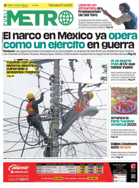 Cover of Publimetro Quintana Roo