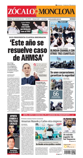 Cover of Zócalo Monclova