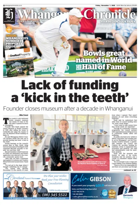 Cover of Wanganui Chronicle