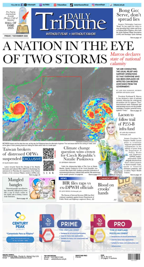 Cover of Daily Tribune (Philippines)
