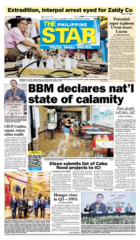 Cover of The Philippine Star