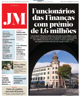 Cover of Jornal Madeira