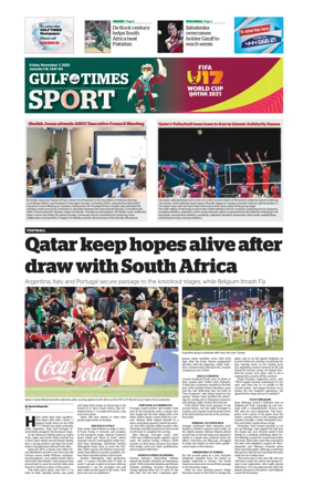 Cover of Gulf Times Sport