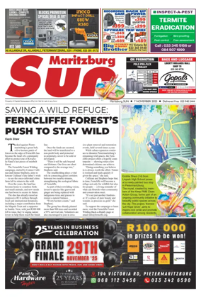 Cover of Maritzburg Sun (South Africa)