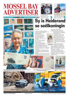 Cover of Mossel Bay Advertiser