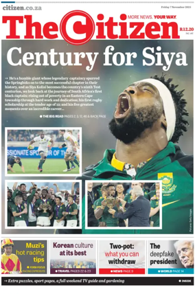 Cover of The Citizen (Gauteng)