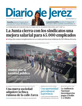 Cover of Diario de Jerez