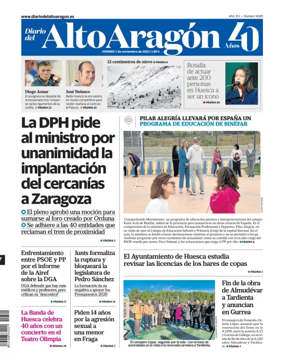 Cover of Diario del Alto Aragón