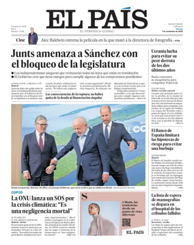 Cover of El País (Catalunya)