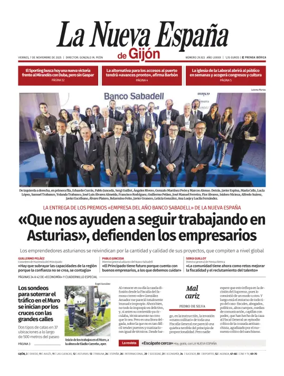 Cover of La Nueva España (Gijón)