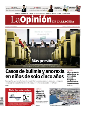 Cover of La Opinion de Murcia (Cartagena)