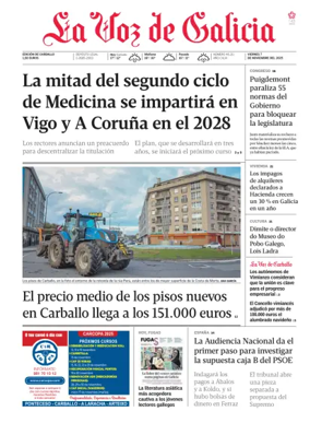 Cover of La Voz de Galicia (Carballo)