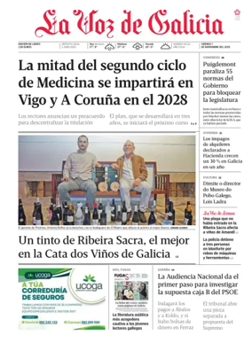 Cover of La Voz de Galicia (Monforte)