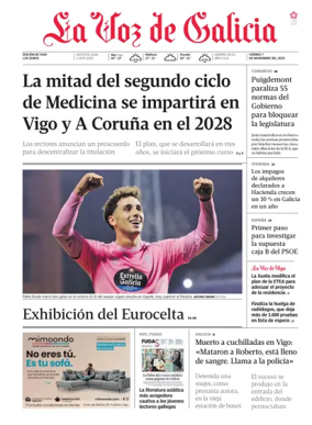 Cover of La Voz de Galicia (Vigo)
