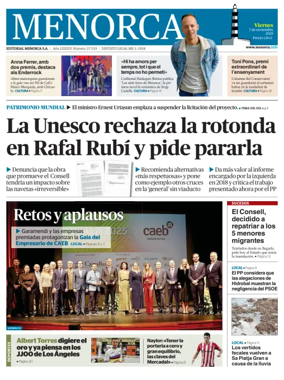 Cover of Menorca Diario Insular