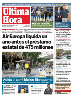 Cover of Ultima Hora