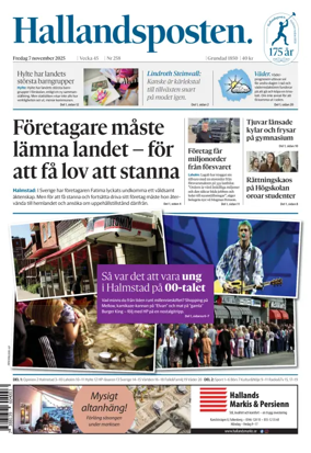 Cover of Hallandsposten