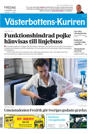 Cover of Västerbottens-Kuriren