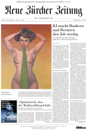 Cover of Neue Zürcher Zeitung