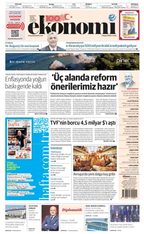 Cover of Dünya Gazetesi