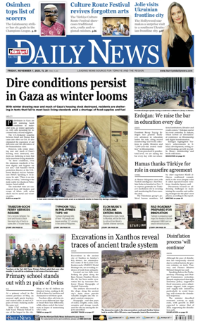 Cover of Hurriyet Daily News & Economic Review