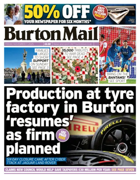 Cover of Burton Mail