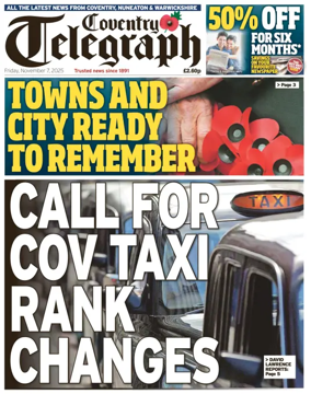 Cover of Coventry Telegraph