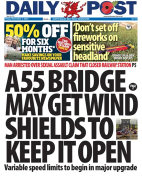 Cover of Daily Post (North Wales)