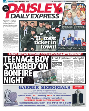 Cover of Paisley Daily Express
