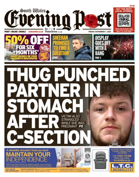 Cover of South Wales Evening Post