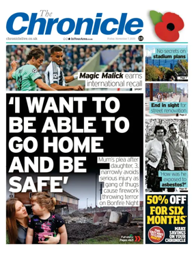Cover of The Chronicle (South Tyneside and Durham)