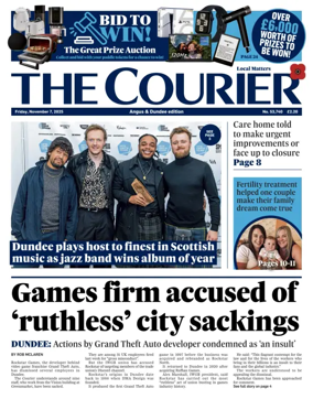 Cover of The Courier & Advertiser (Angus and The Mearns Edition)