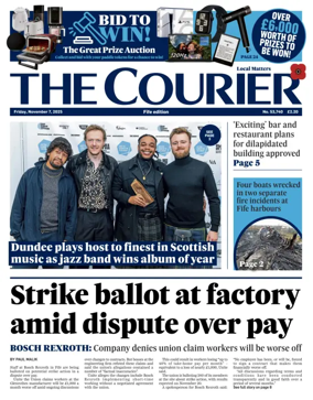 Cover of The Courier & Advertiser (Fife Edition)