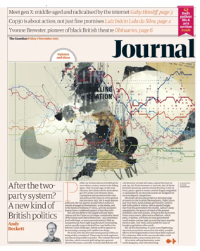 Cover of The Guardian e-paper Journal