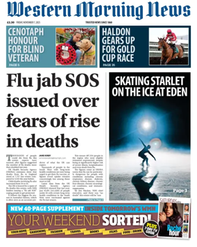 Cover of Western Morning News