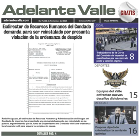 Cover of Adelante Valle