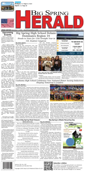 Cover of Big Spring Herald