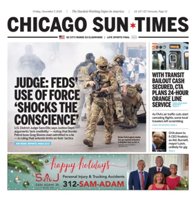 Cover of Chicago Sun-Times