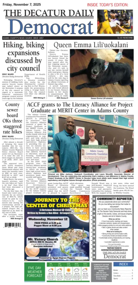 Cover of The Decatur Daily Democrat