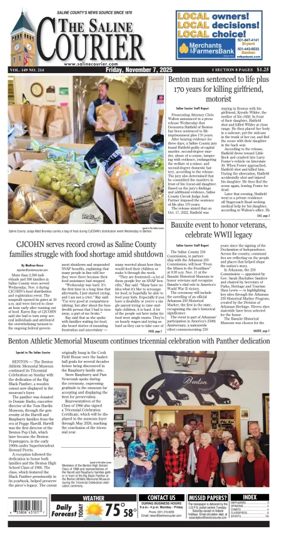 Cover of The Saline Courier